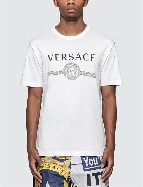 versace shirt with white letters|versace white shirt price.